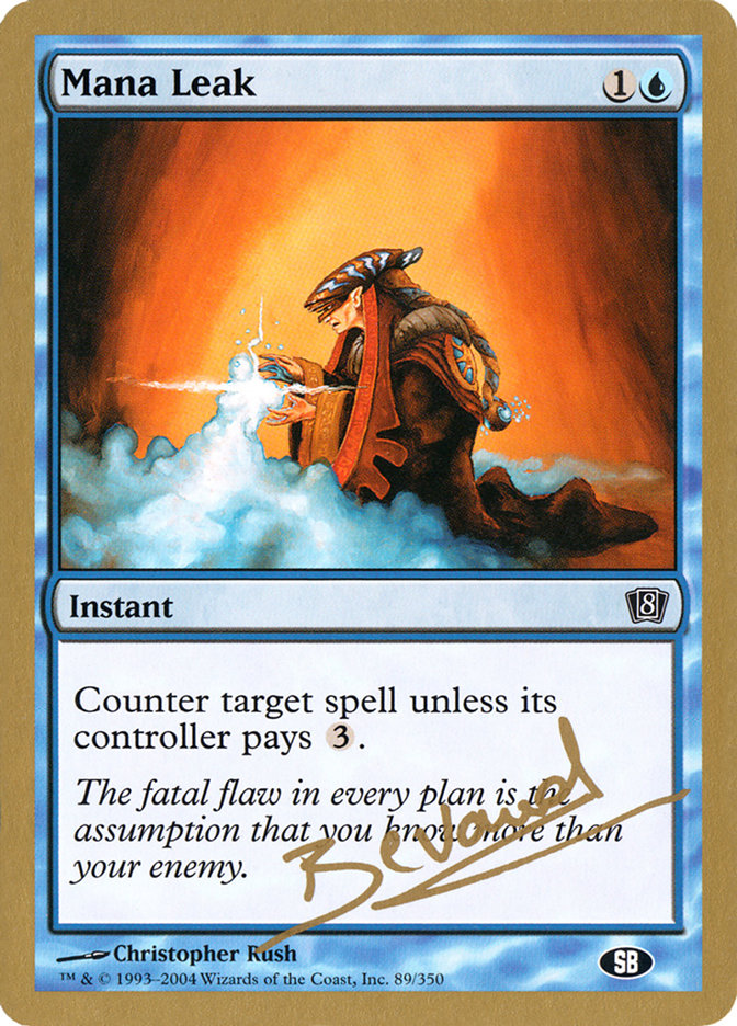 Mana Leak (Manuel Bevand) (SB) [World Championship Decks 2004] | Game Haven TX
