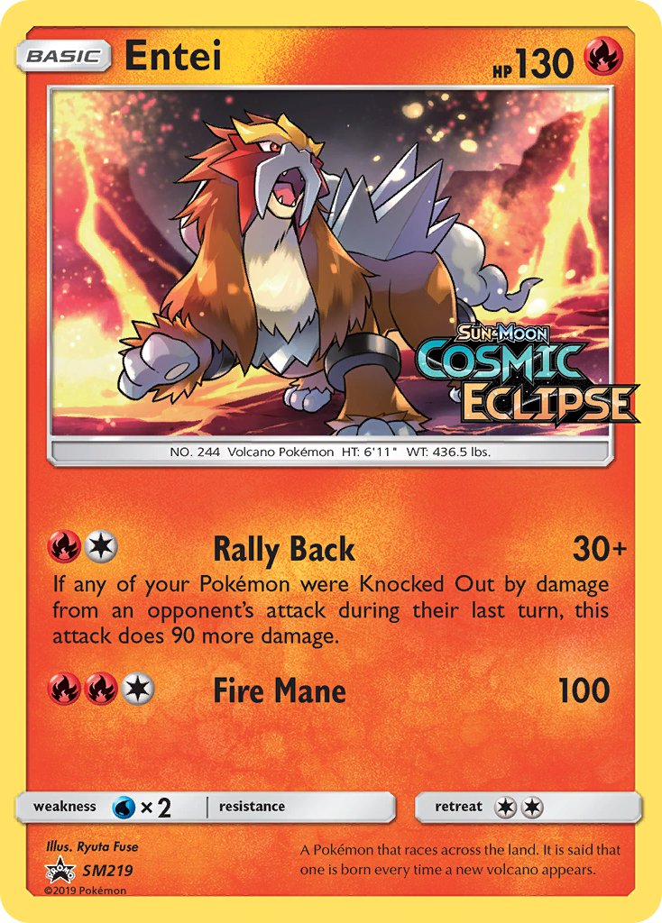 Entei (SM219) [Sun & Moon: Black Star Promos] | Game Haven TX
