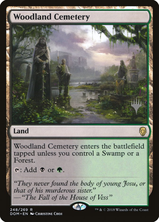 Woodland Cemetery [Dominaria Promos] | Game Haven TX