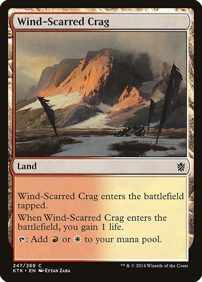 Wind-Scarred Crag [Khans of Tarkir] | Game Haven TX
