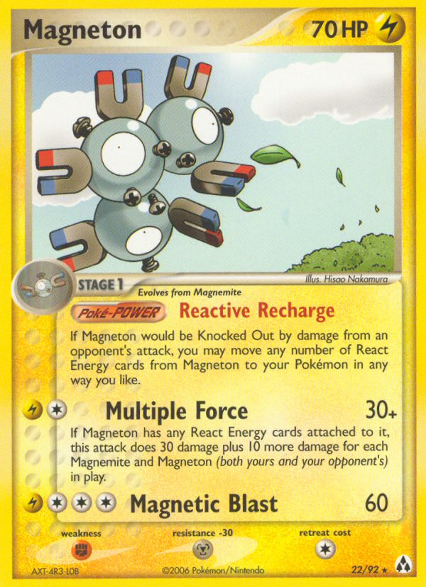 Magneton (22/92) [EX: Legend Maker] | Game Haven TX