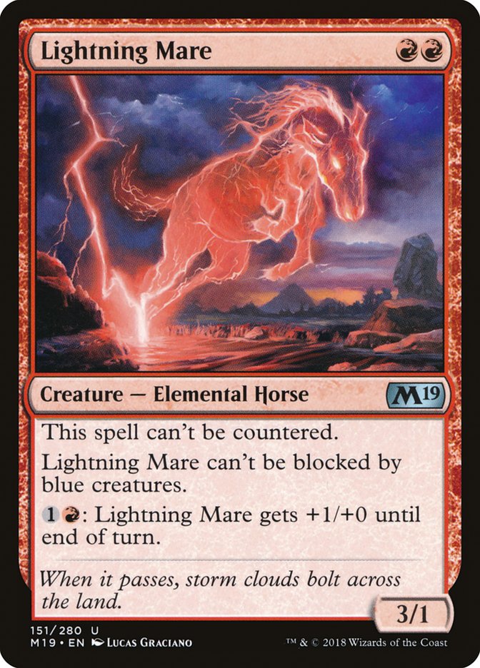 Lightning Mare [Core Set 2019] | Game Haven TX