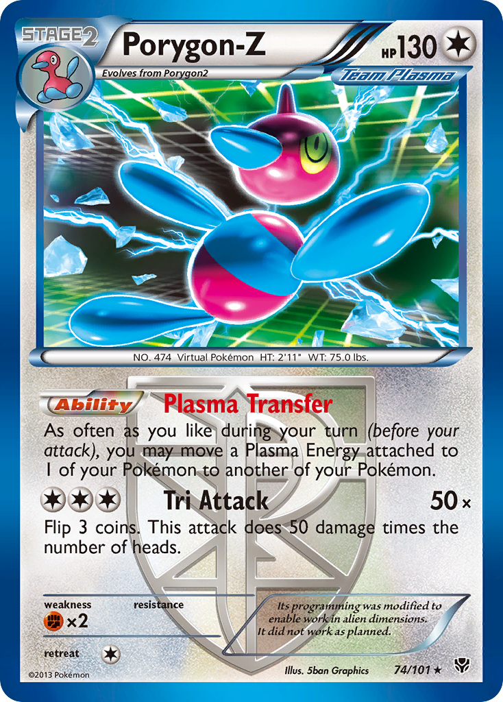 Porygon-Z (74/101) [Black & White: Plasma Blast] | Game Haven TX