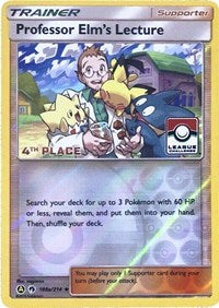 Professor Elms Lecture (188a/214) (League Promo 4th Place) [Sun & Moon: Lost Thunder] | Game Haven TX