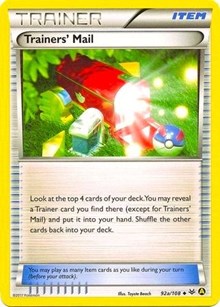Trainers' Mail (92a/108) (Alternate Art Promo) [XY: Roaring Skies] | Game Haven TX