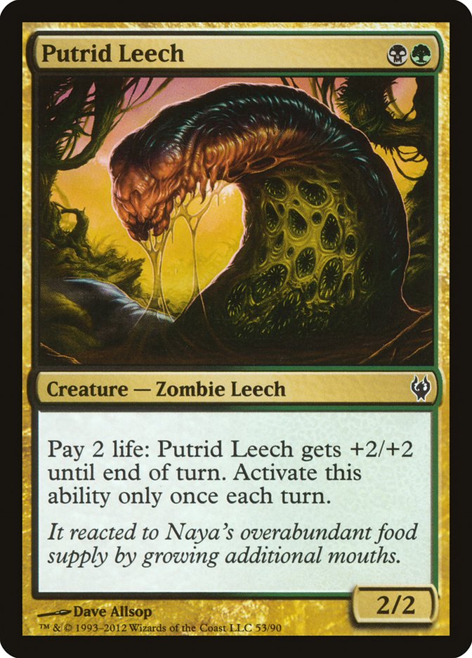 Putrid Leech [Duel Decks: Izzet vs. Golgari] | Game Haven TX