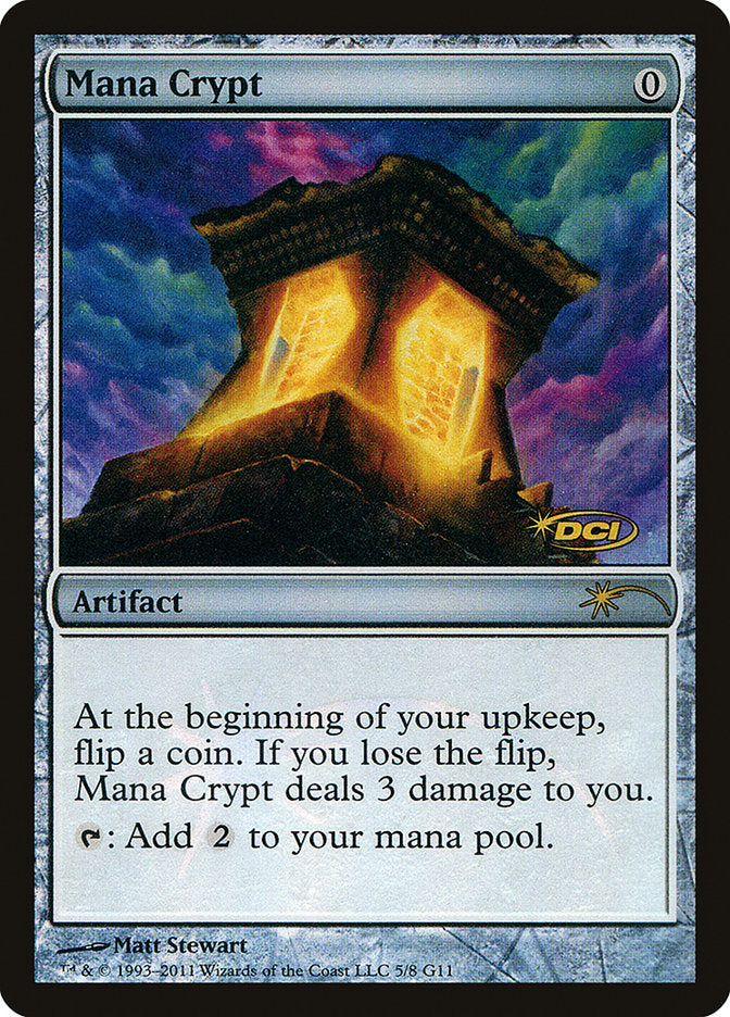 Mana Crypt [Judge Gift Cards 2011] | Game Haven TX