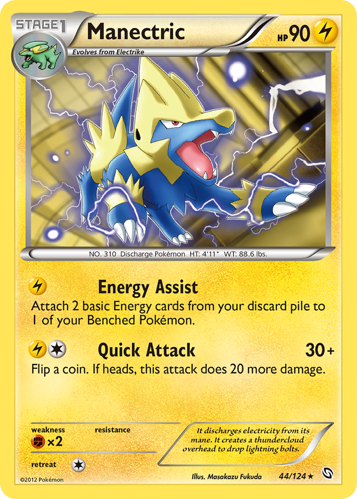 Manectric (44/124) [Black & White: Dragons Exalted] | Game Haven TX