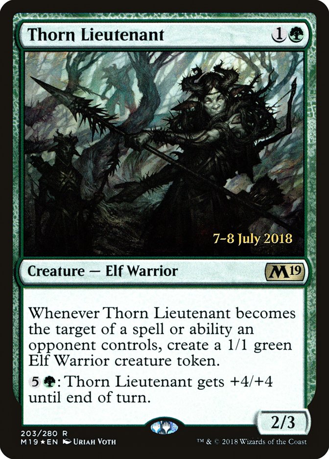 Thorn Lieutenant [Core Set 2019 Promos] | Game Haven TX