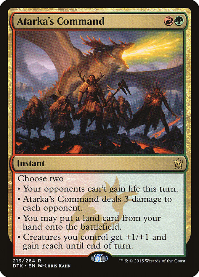 Atarka's Command [Dragons of Tarkir] | Game Haven TX