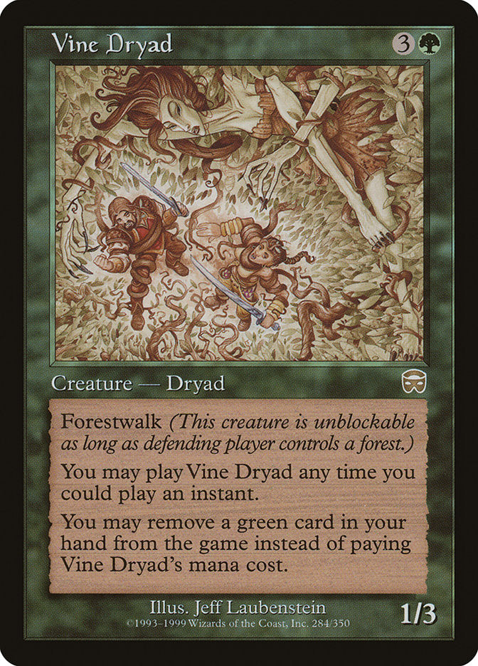Vine Dryad [Mercadian Masques] | Game Haven TX