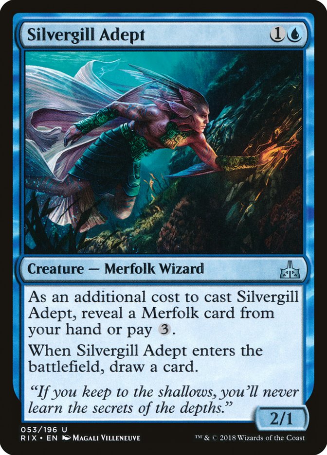 Silvergill Adept [Rivals of Ixalan] | Game Haven TX