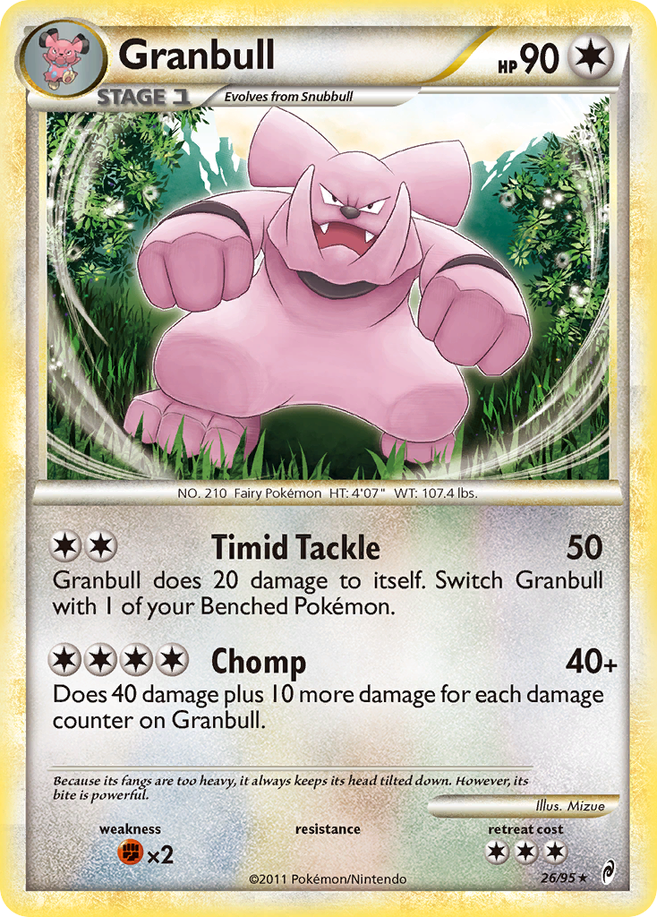 Granbull (26/95) [HeartGold & SoulSilver: Call of Legends] | Game Haven TX