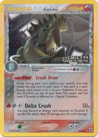 Tyranitar (16/113) (Delta Species) (Stamped) [EX: Delta Species] | Game Haven TX