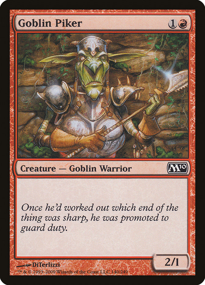 Goblin Piker [Magic 2010] | Game Haven TX
