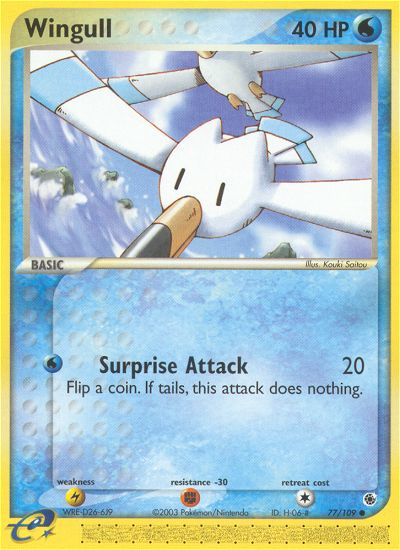 Wingull (77/109) [EX: Ruby & Sapphire] | Game Haven TX