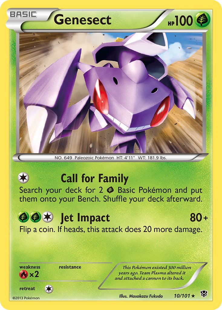 Genesect (10/101) (Theme Deck Exclusive) [Black & White: Plasma Blast] | Game Haven TX