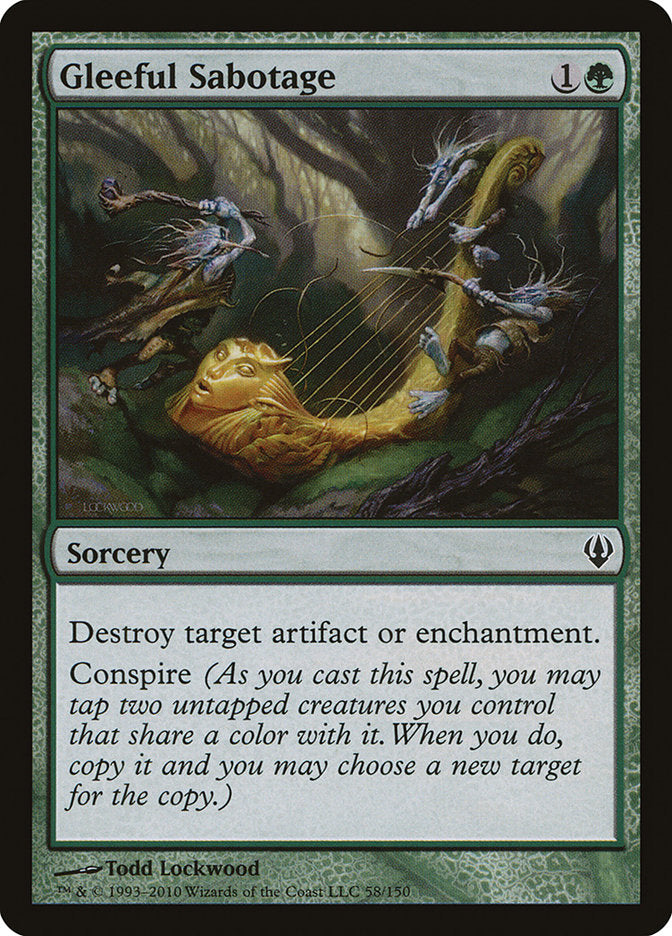 Gleeful Sabotage [Archenemy] | Game Haven TX