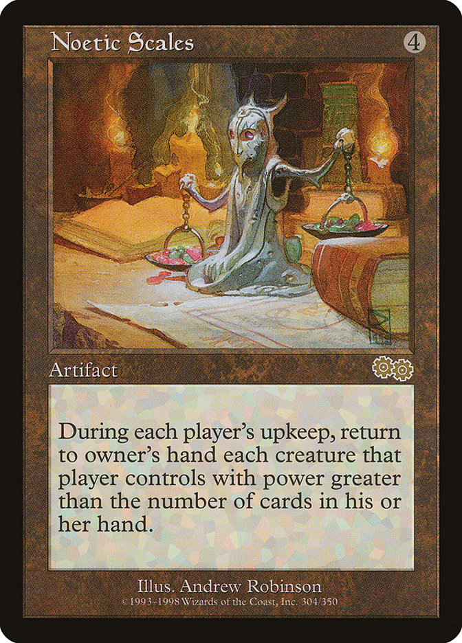 Noetic Scales [Urza's Saga] | Game Haven TX