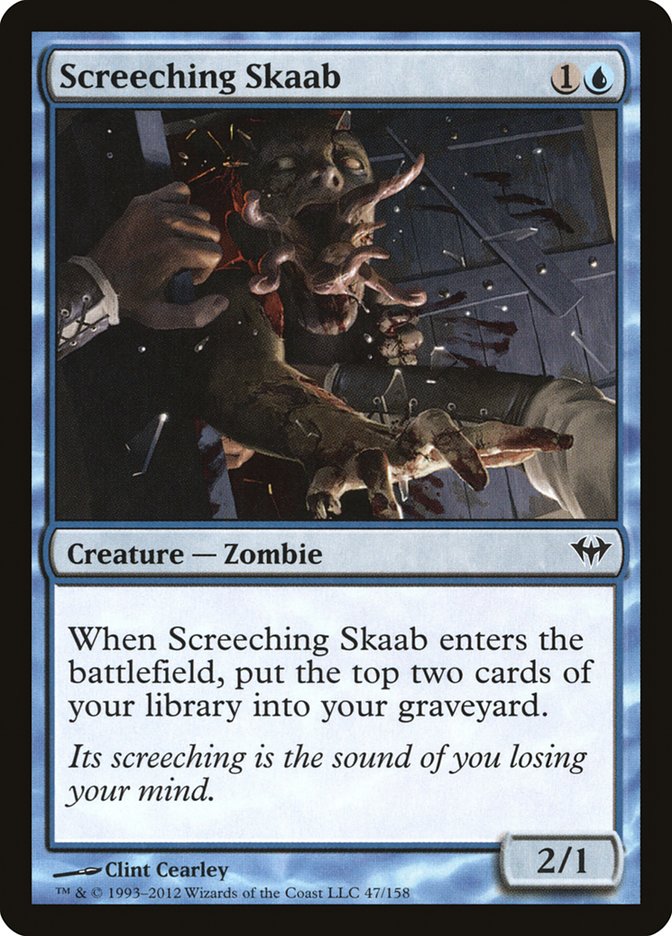 Screeching Skaab [Dark Ascension] | Game Haven TX
