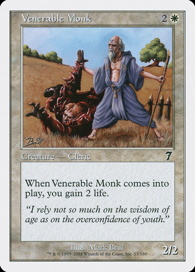 Venerable Monk [Seventh Edition] | Game Haven TX