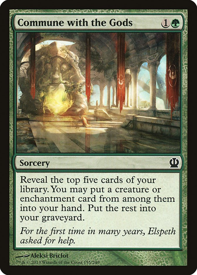 Commune with the Gods [Theros] | Game Haven TX