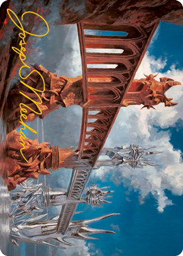 Silverbluff Bridge Art Card (Gold-Stamped Signature) [Modern Horizons 2 Art Series] | Game Haven TX