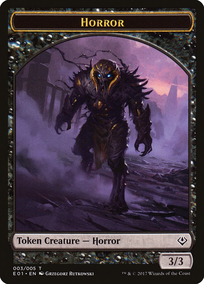 Horror [Archenemy: Nicol Bolas Tokens] | Game Haven TX