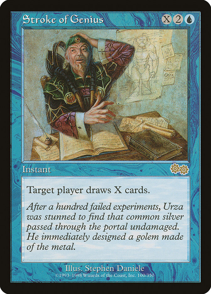 Stroke of Genius [Urza's Saga] | Game Haven TX
