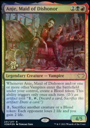 Anje, Maid of Dishonor [Innistrad: Crimson Vow Prerelease Promos] | Game Haven TX