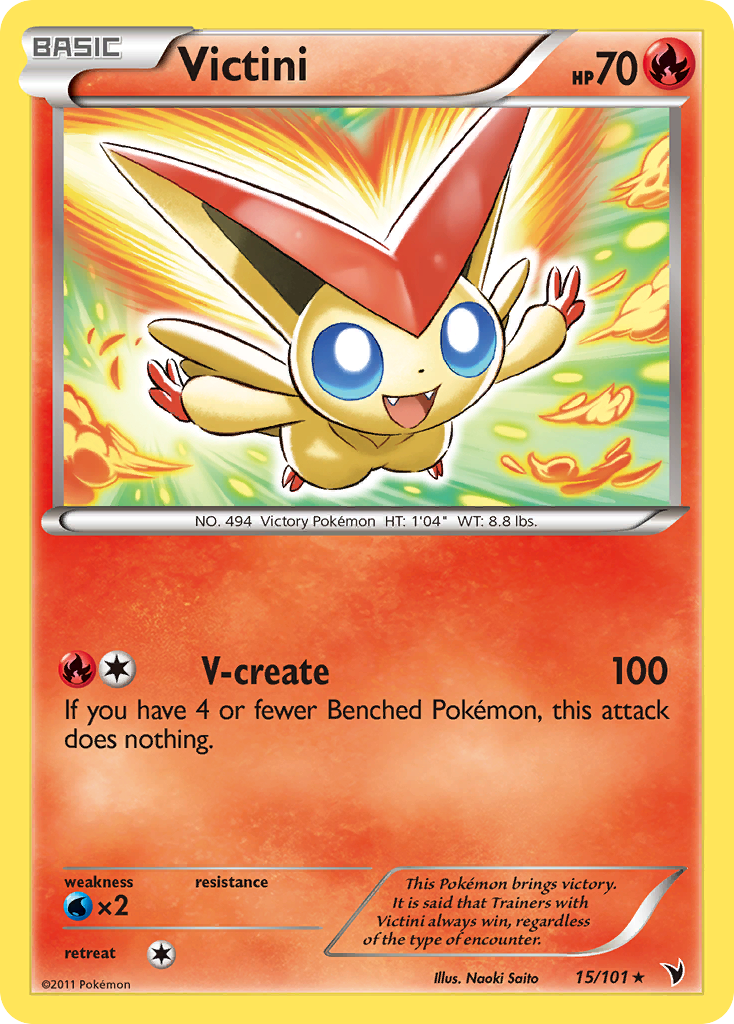 Victini (15/101) [Black & White: Noble Victories] | Game Haven TX