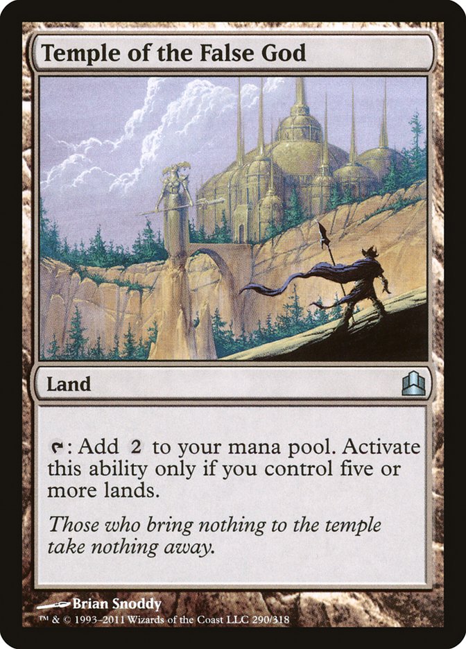 Temple of the False God [Commander 2011] | Game Haven TX