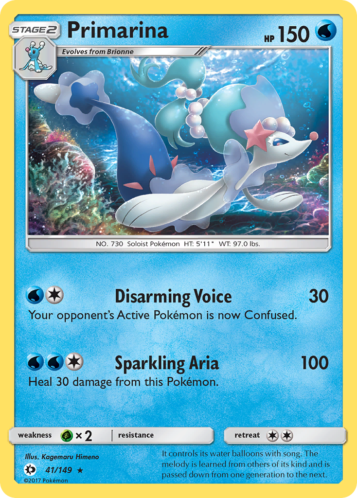 Primarina (41/149) [Sun & Moon: Base Set] | Game Haven TX