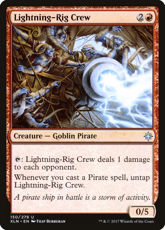 Lightning-Rig Crew [Ixalan] | Game Haven TX