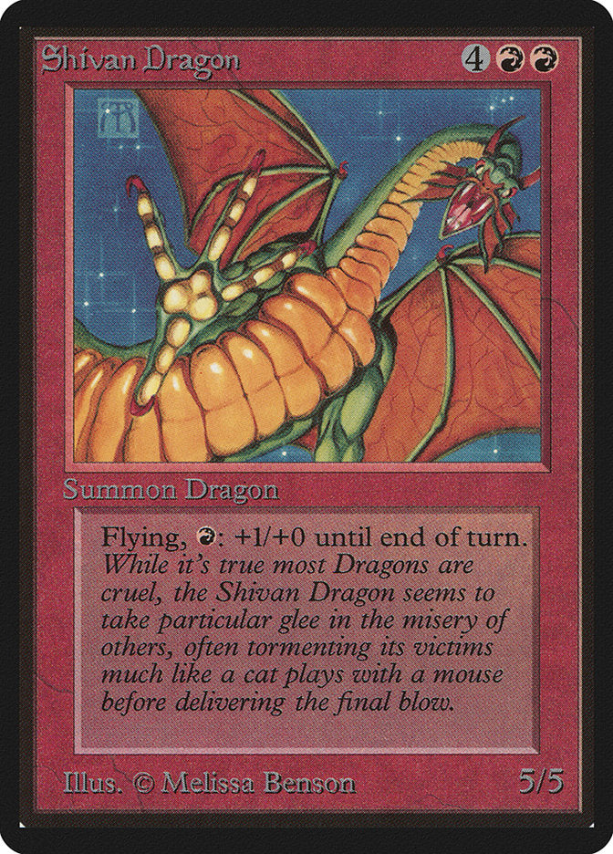 Shivan Dragon [Limited Edition Beta] | Game Haven TX