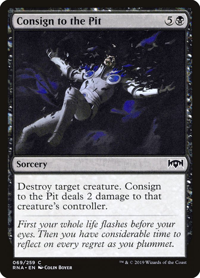 Consign to the Pit [Ravnica Allegiance] | Game Haven TX