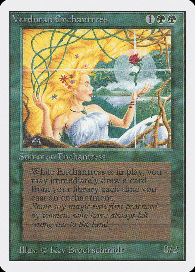 Verduran Enchantress [Unlimited Edition] | Game Haven TX