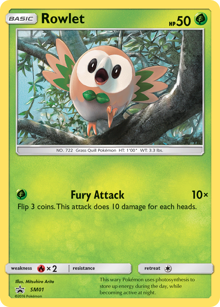 Rowlet (SM01) [Sun & Moon: Black Star Promos] | Game Haven TX