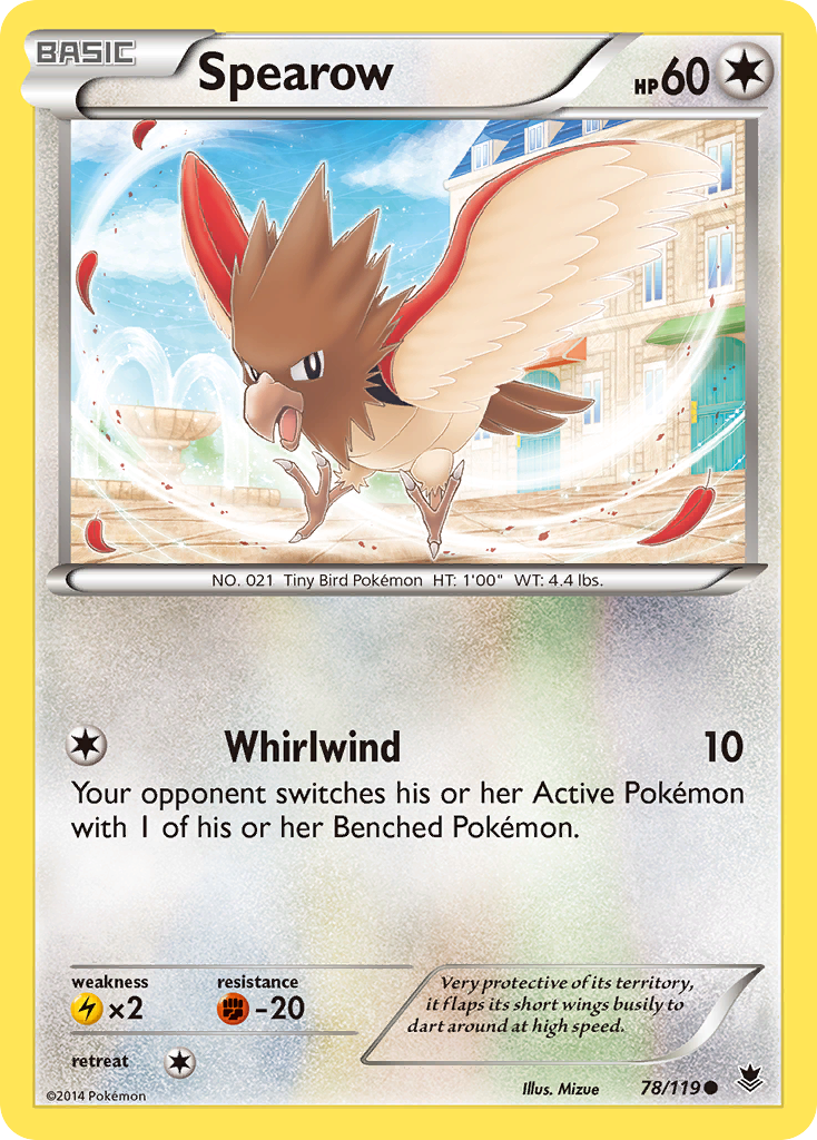 Spearow (78/119) [XY: Phantom Forces] | Game Haven TX