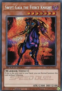 Swift Gaia the Fierce Knight (Secret) [SBCB-EN005] Secret Rare | Game Haven TX