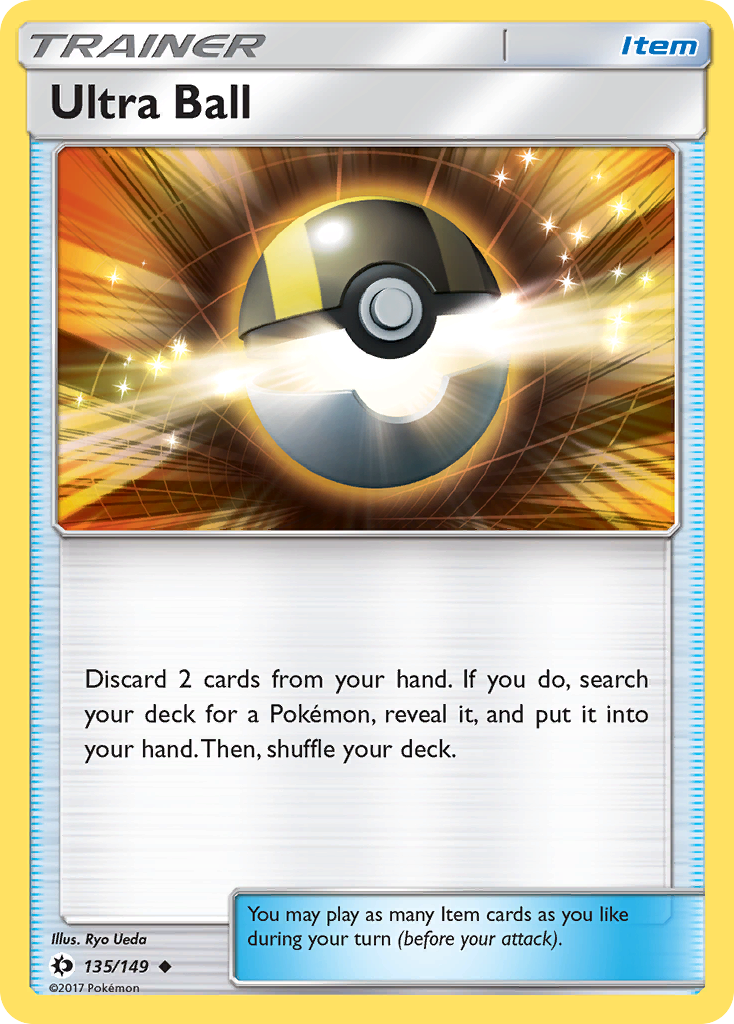 Ultra Ball (135/149) [Sun & Moon: Base Set] | Game Haven TX