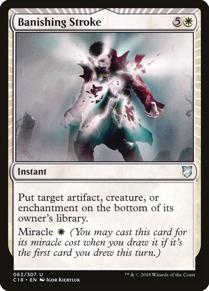 Banishing Stroke [Commander 2018] | Game Haven TX