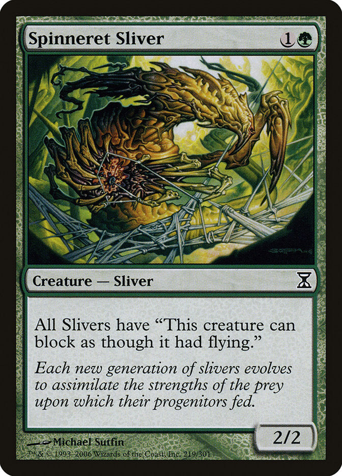 Spinneret Sliver [Time Spiral] | Game Haven TX