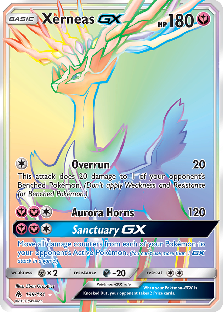 Xerneas GX (139/131) [Sun & Moon: Forbidden Light] | Game Haven TX