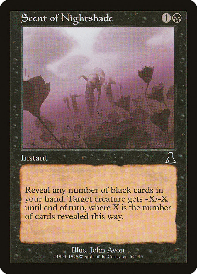 Scent of Nightshade [Urza's Destiny] | Game Haven TX