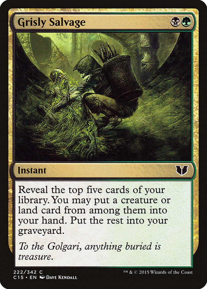 Grisly Salvage [Commander 2015] | Game Haven TX
