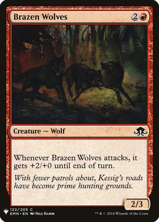 Brazen Wolves [Mystery Booster] | Game Haven TX