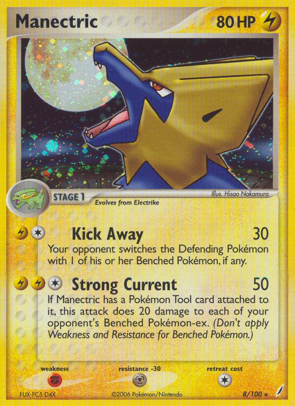 Manectric (8/100) [EX: Crystal Guardians] | Game Haven TX
