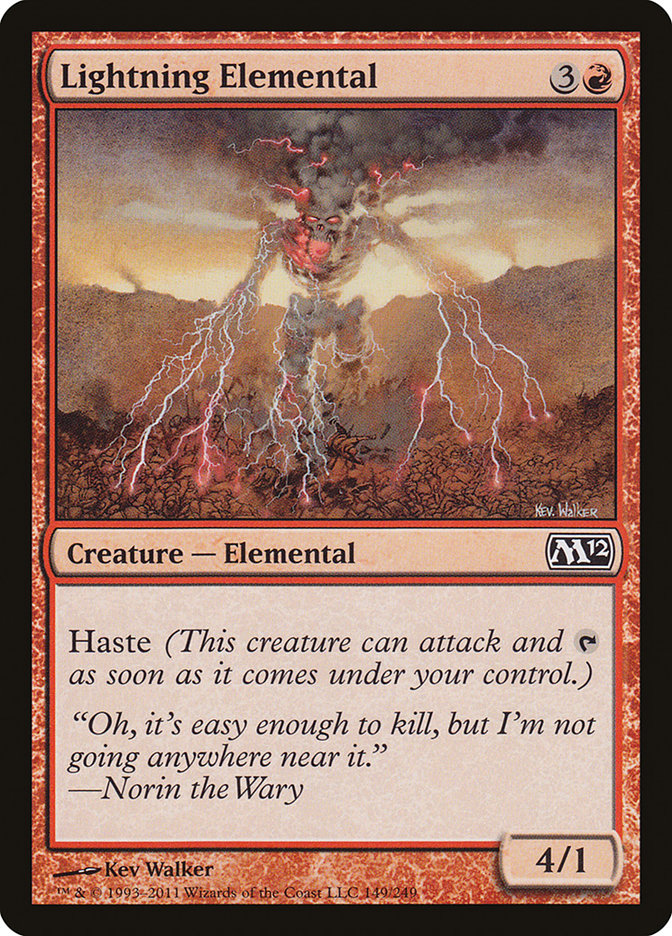 Lightning Elemental [Magic 2012] | Game Haven TX