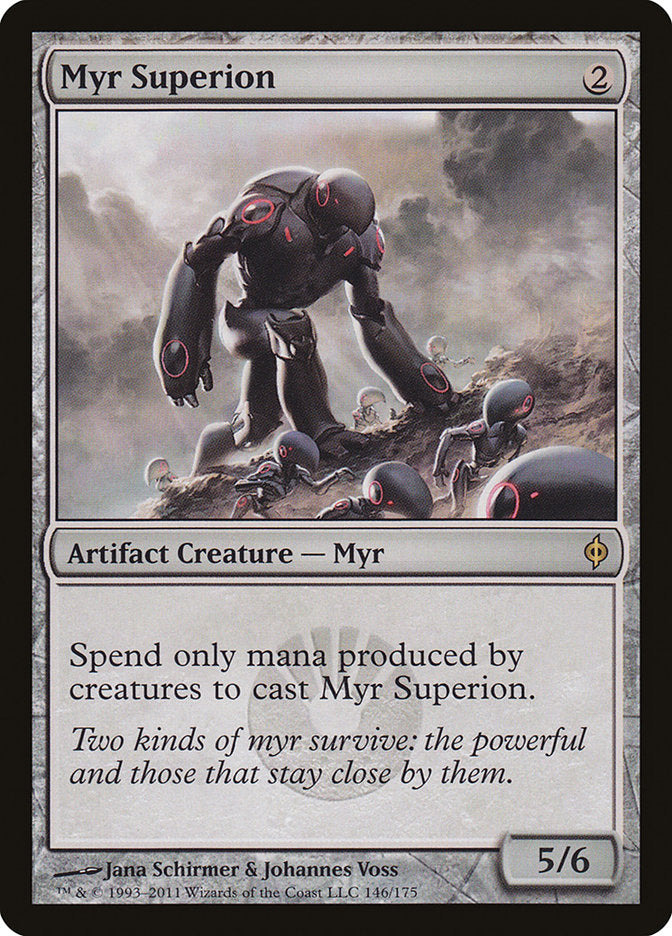 Myr Superion [New Phyrexia] | Game Haven TX